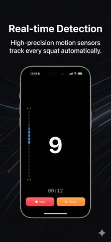 UpDown: Smart Squat Tracking Screenshot 2 of 4