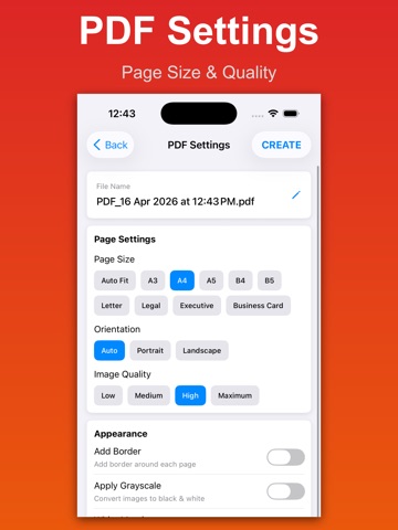 Image to PDF Converter - Pro iPad screenshot