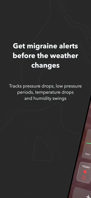 Migraine Weather Forecast screenshot 1