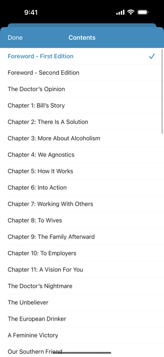 AA Big Book App Screenshot 4 of 8
