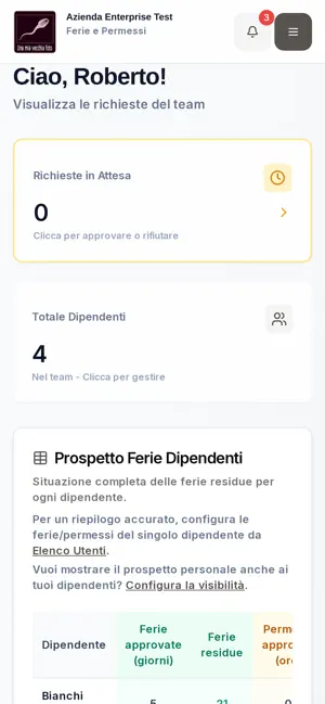 Ferie e Permessi screenshot 3