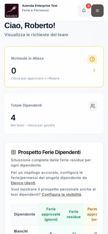 Ferie e Permessi Screenshot 3 of 6
