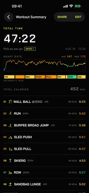 RunStation: HYROX Timer screenshot 1
