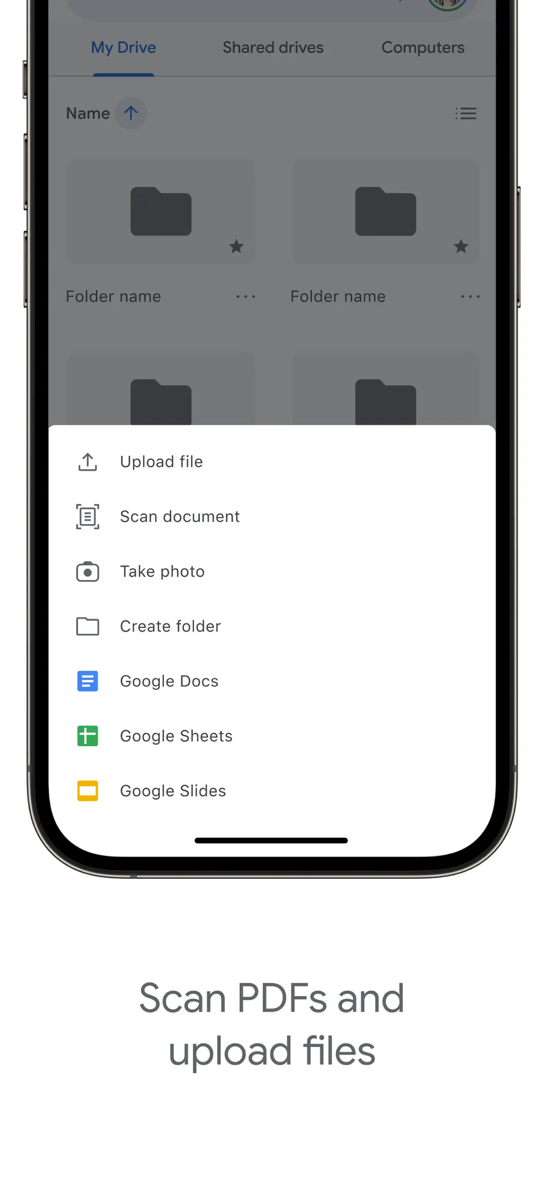 Google Drive iPhone screenshot 2