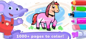 Tinty Coloring kids games book screenshot 1