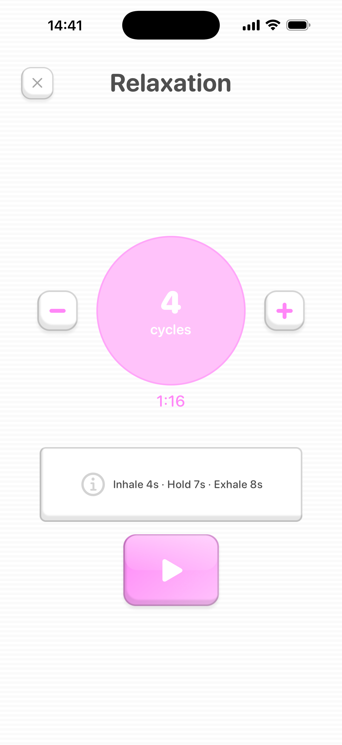HaruMeditation: Breathing screenshot 2