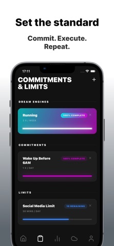 RUTHLESS - Discipline Tracker iPhone screenshot