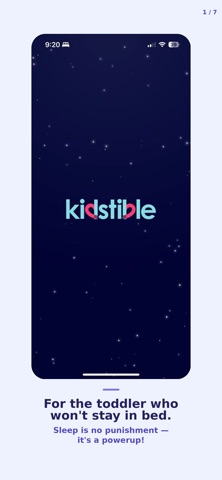 Sleep Trainer by Kidstible app screenshot