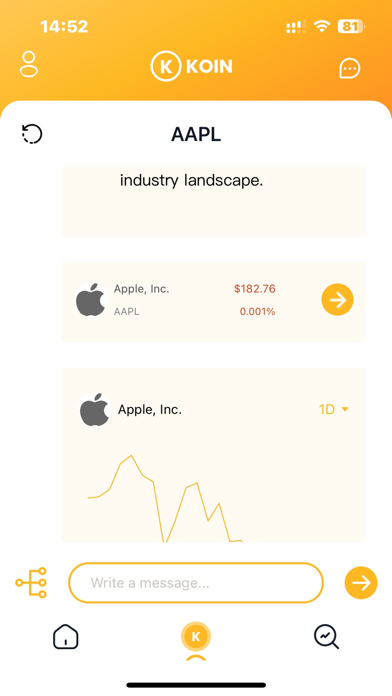 Koin: AI Investing Screenshot
