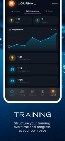 Appnea - Freediving Trainer Screenshot 4 of 7