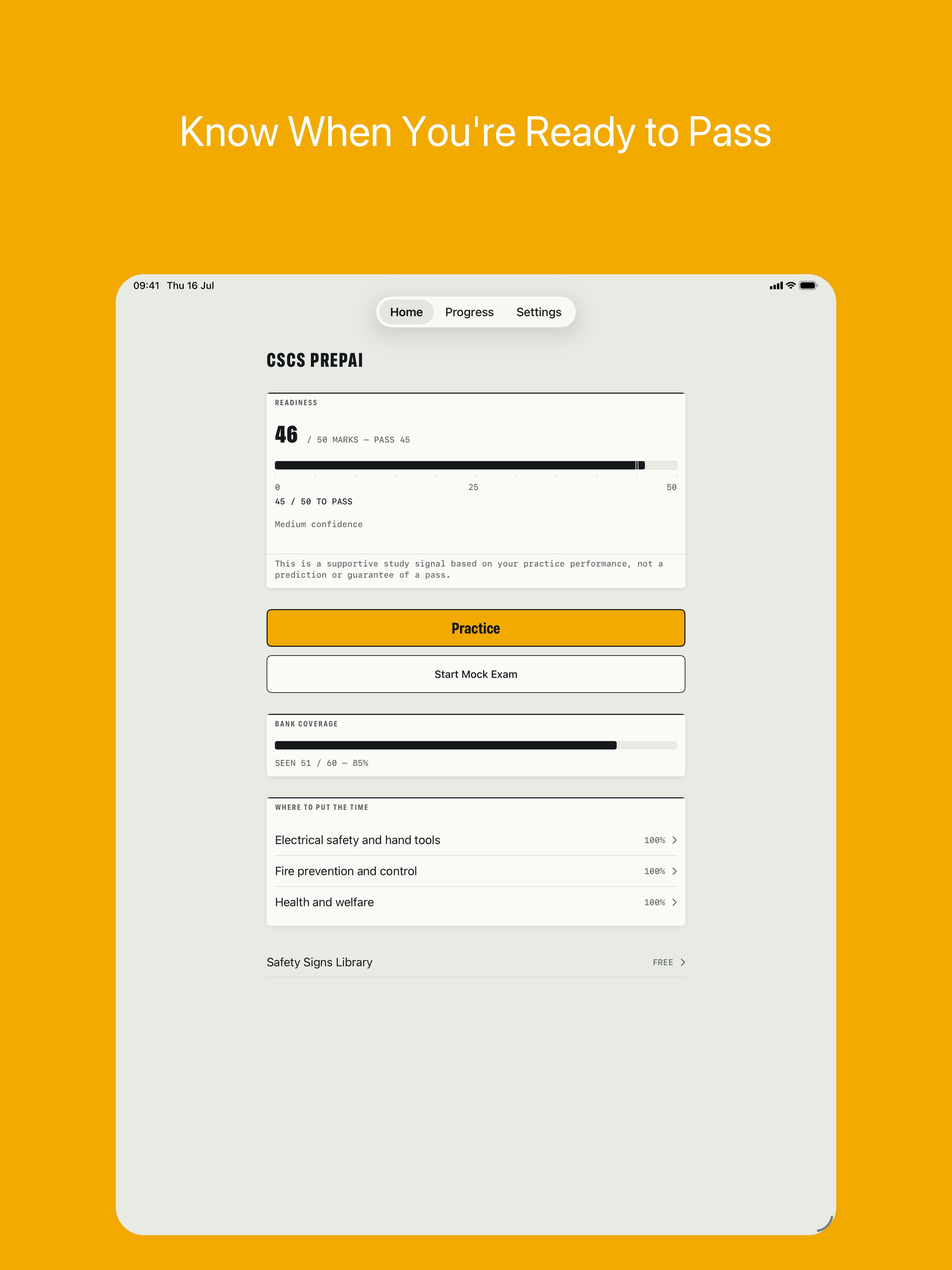 CSCS Card & CSCS Test - PrepAI screenshot 6