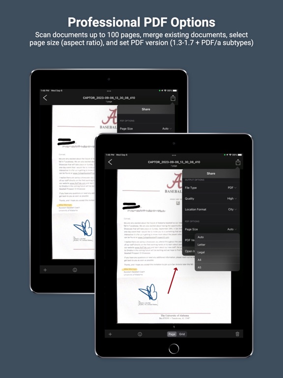 CAPTOR for BlackBerry iPad screenshot 6 - Photo & Video app