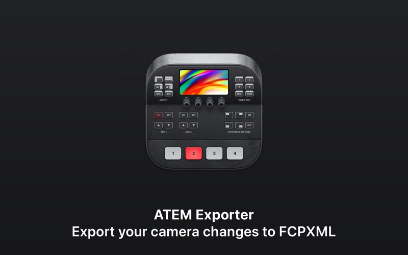 ATEM Exporter app screenshot