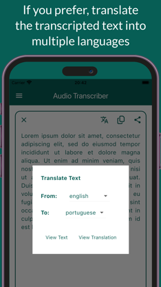 Transcriber: Audio to Text screenshot 3