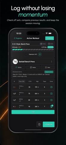 Barbell Wiz: Workout Tracker screenshot