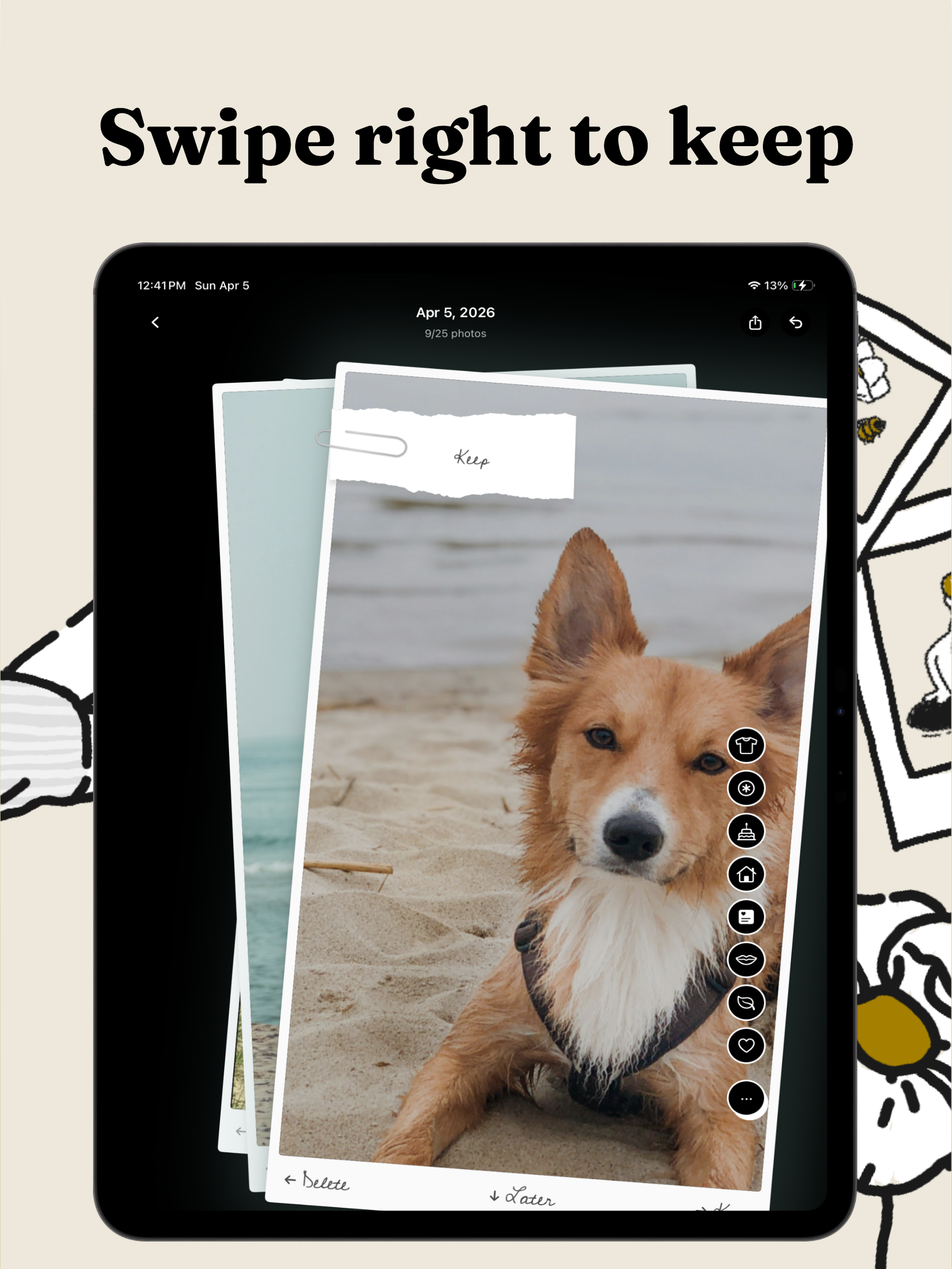 Swipe to Delete Photos : Pict screenshot 12