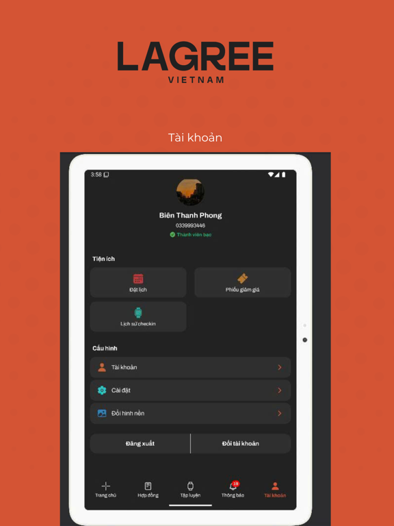 Lagree VietNam app screenshot 3