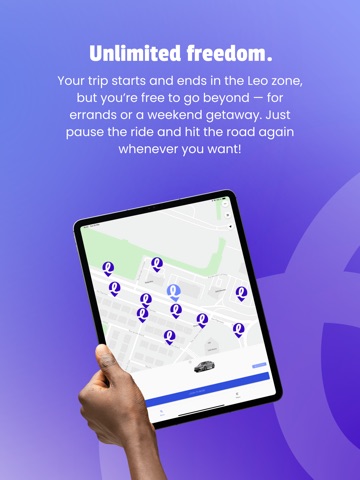 Leo Autopartage - Carshare iPad screenshot