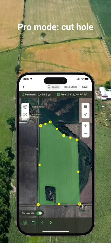 GPS Area Measure: GLandGo screenshot 3 of 8