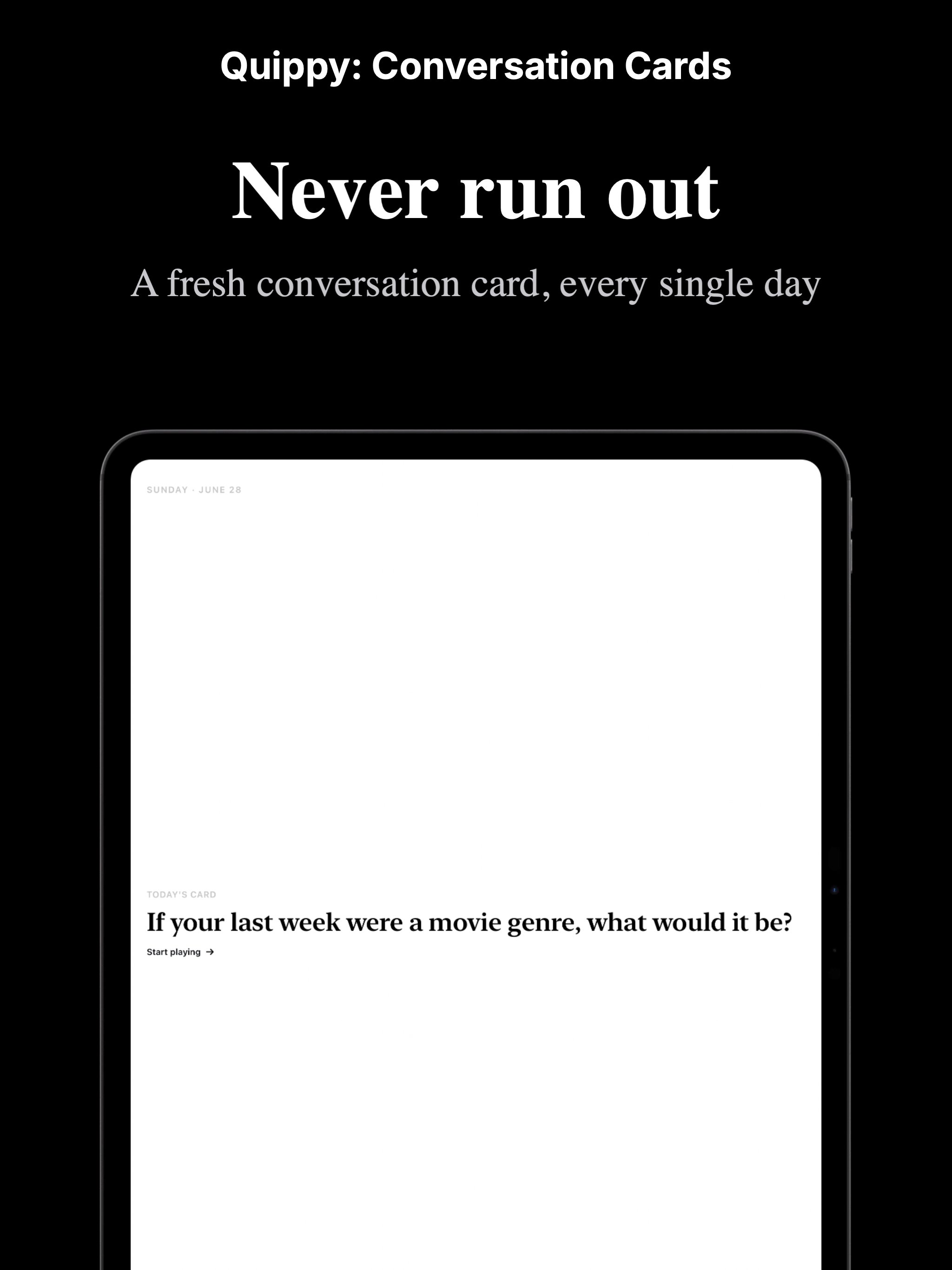 Quippy: Conversation Cards screenshot 9