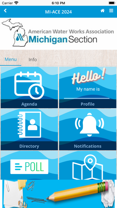 MIAWWA Events Screenshot