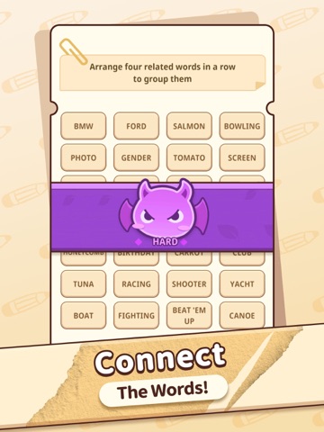 Associated Word Sort:Connect iPad screenshot