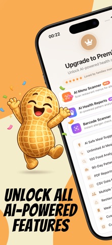 BiteSafe: Food Allergy AI iPhone screenshot