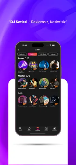 PowerApp: Radyo, Podcast, DJ iPhone Ekran Görüntüsü 4
