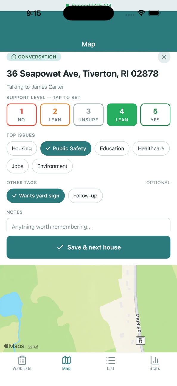iPhone screenshot