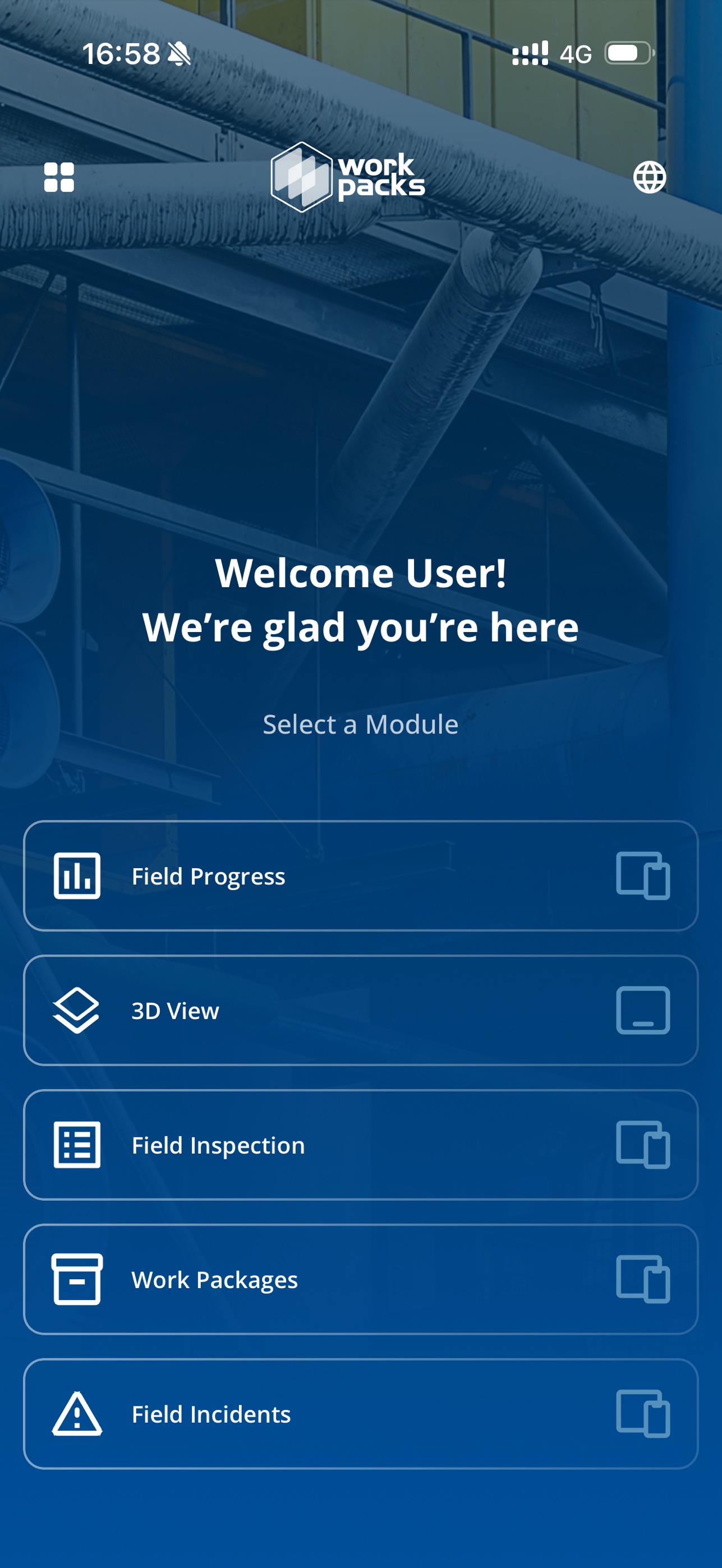 Screenshot 1 of Workpacks GoSite