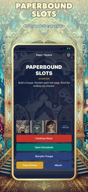 Paperbound Slots: Storykin screenshot 4