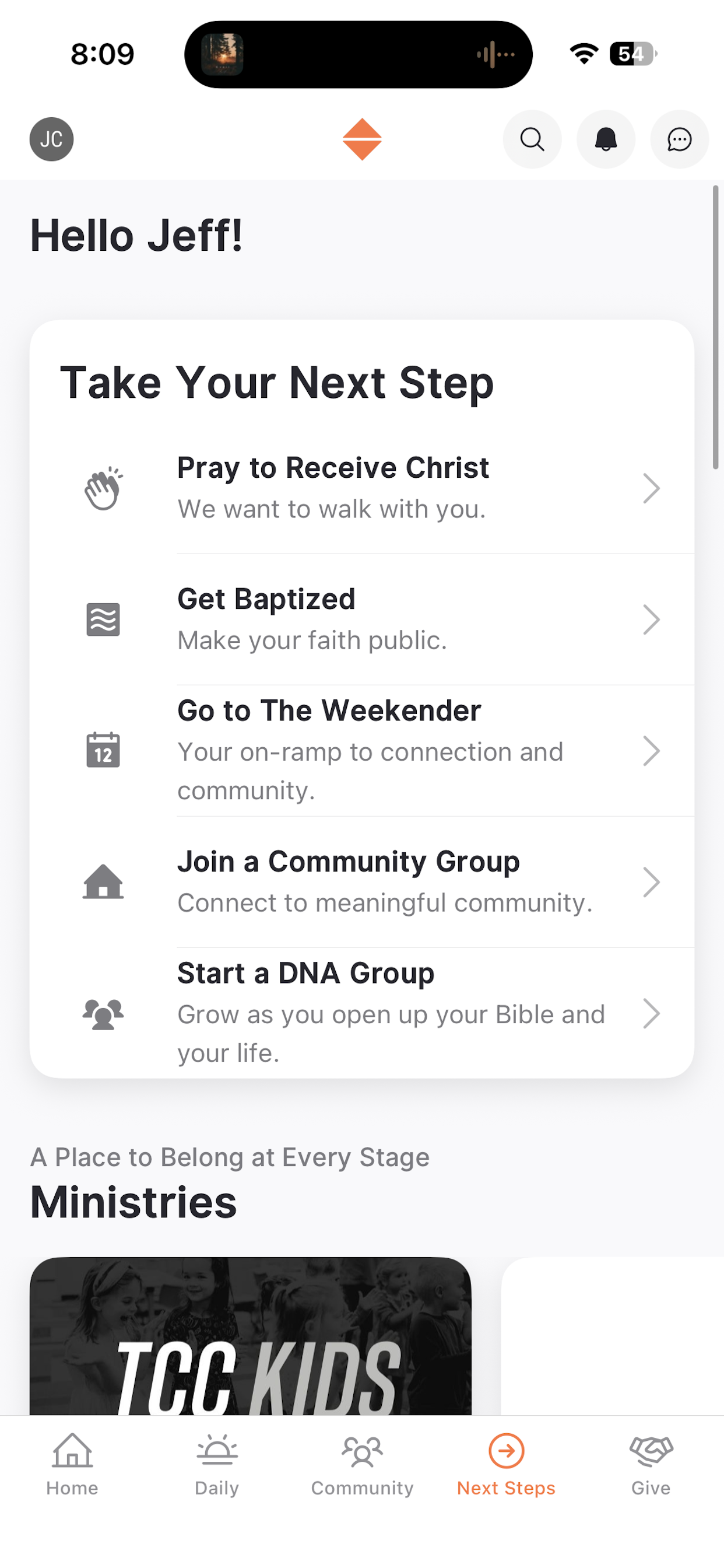 Two Cities Church App screenshot 3