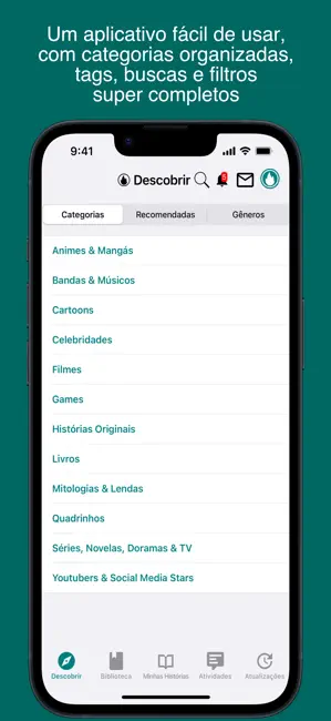 Spirit Fanfics e Histórias iPhone screenshot 2