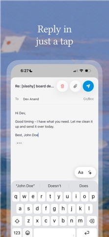 Slashy Mail screenshot