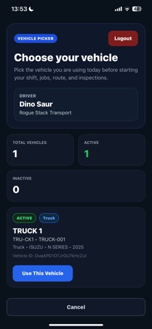 TransAAS - Driver App screenshot