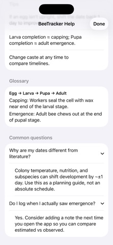 BeeTracker screenshot