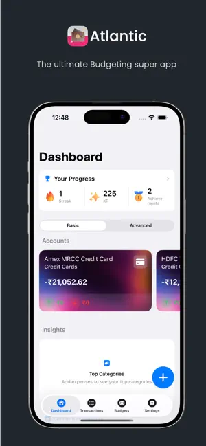 Atlantic: Budget & Expenses screenshot 1