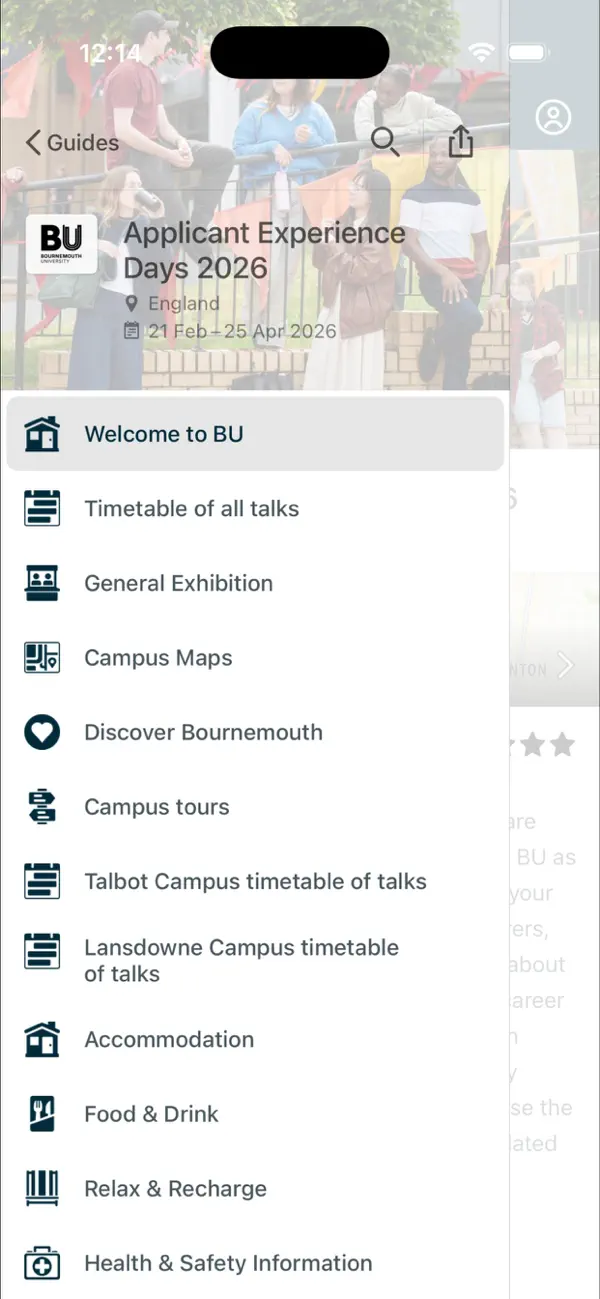 Screenshot #1 pour Bournemouth Uni Official App