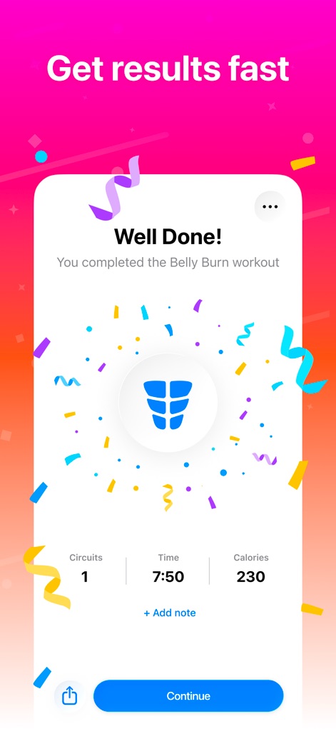 Seven: 7 Minute Workout - Progresso recompensador.
