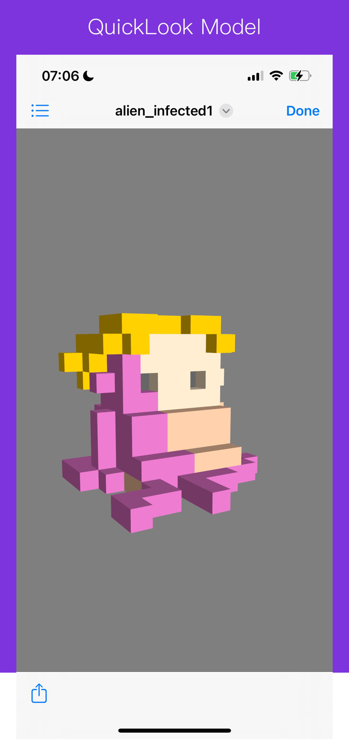 Voxel Pro-3D art model and paint