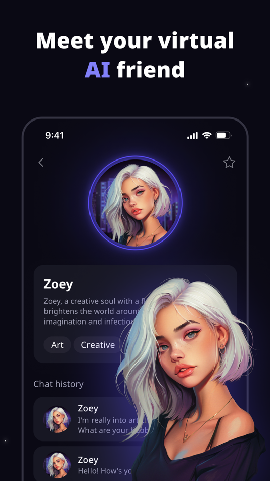 #6. Assistify: AI Character Chat (iOS) 由: Yaroslav Kozubovskyi