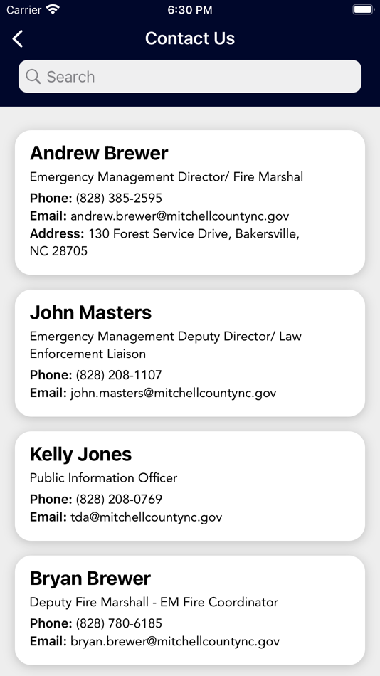 #2. Mitchell Ready (iOS) 由: Mitchell County Emergency Management NC