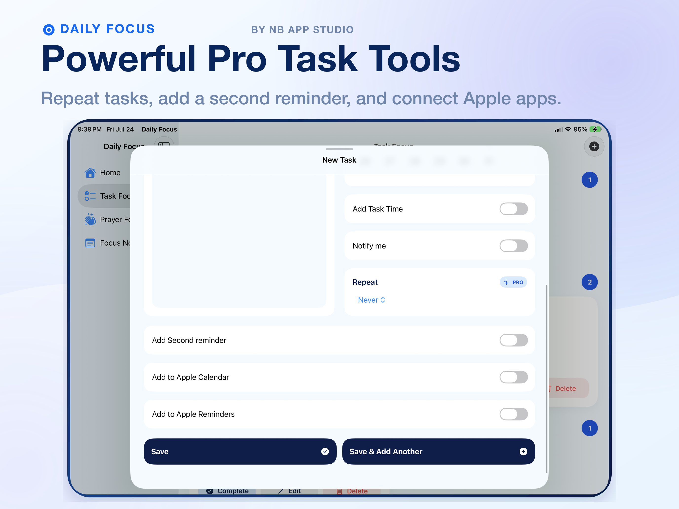 Daily Focus: Tasks & Prayer screenshot 14