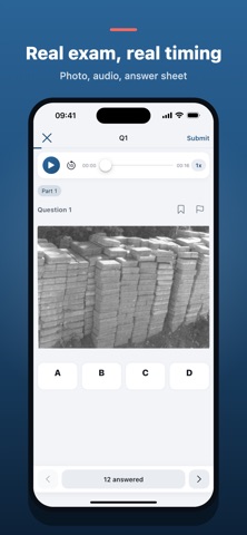 TOEIC Practice: Test & Vocab iPhone screenshot