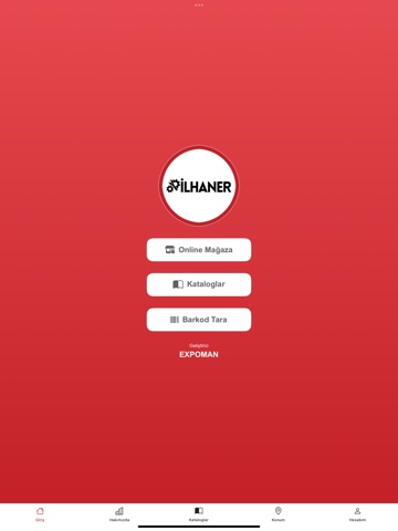ilhaner B2B iPad screenshot