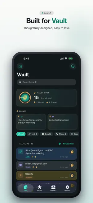ClipVault Snippet Box screenshot 2