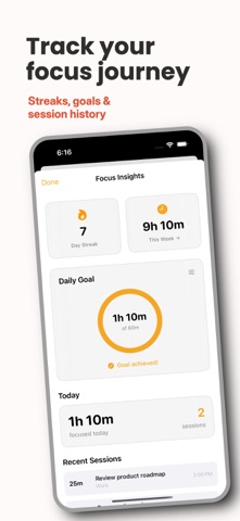 Focus: ADHD To Do List & Timer iPhone screenshot