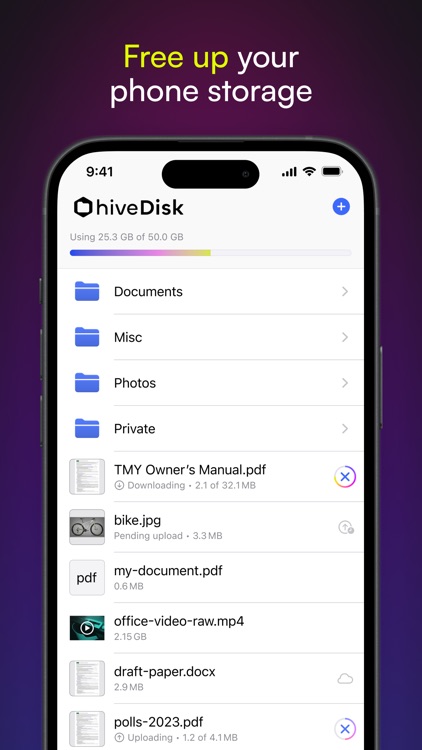 Hivenet: Secure Cloud Storage
