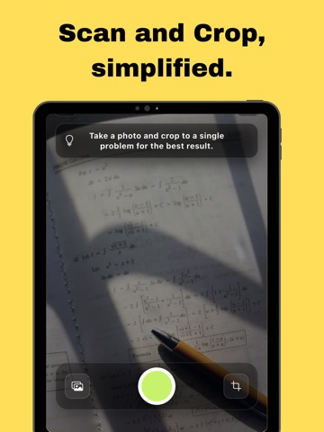 SnapX-Solve fast, learn deeper iPad screenshot