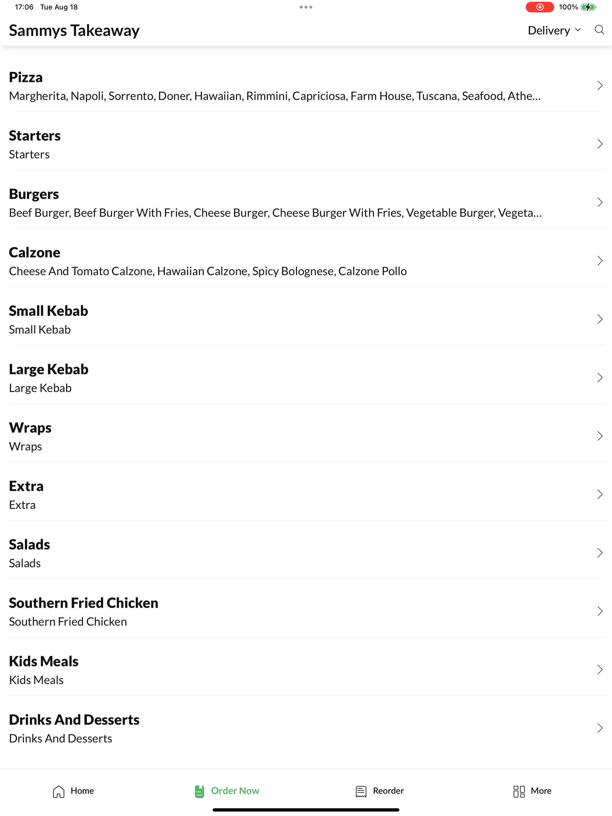 Sammys Takeaway EllesmerePort. screenshot 7